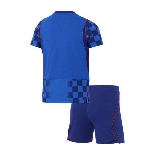 Kid's Croatia World Cup 2026 Away Soccer Jersey Kit