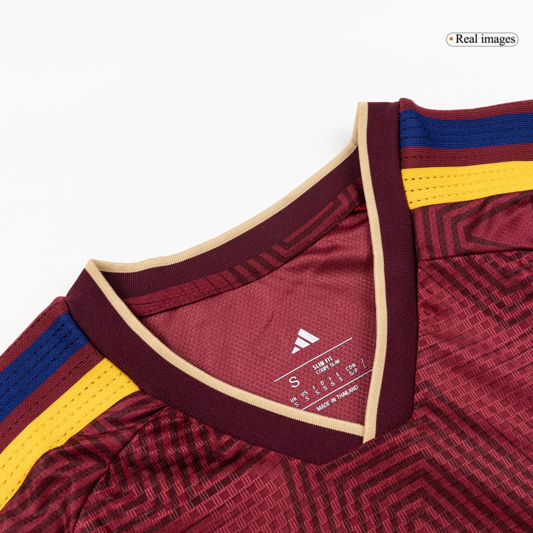 Men's Venezuela World Cup 2026 Player Version Home Soccer Jersey - Slim Fit