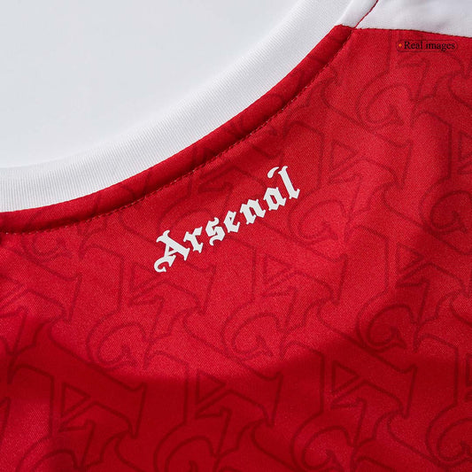 Men's Arsenal 2025/26 Home Long Sleeve Soccer Jersey