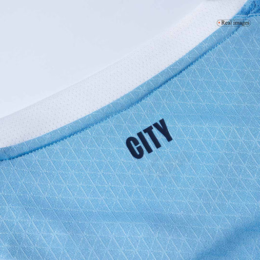 HAALAND #9 Men's Manchester City 2025/26 Player Version Home Soccer Jersey - Slim Fit