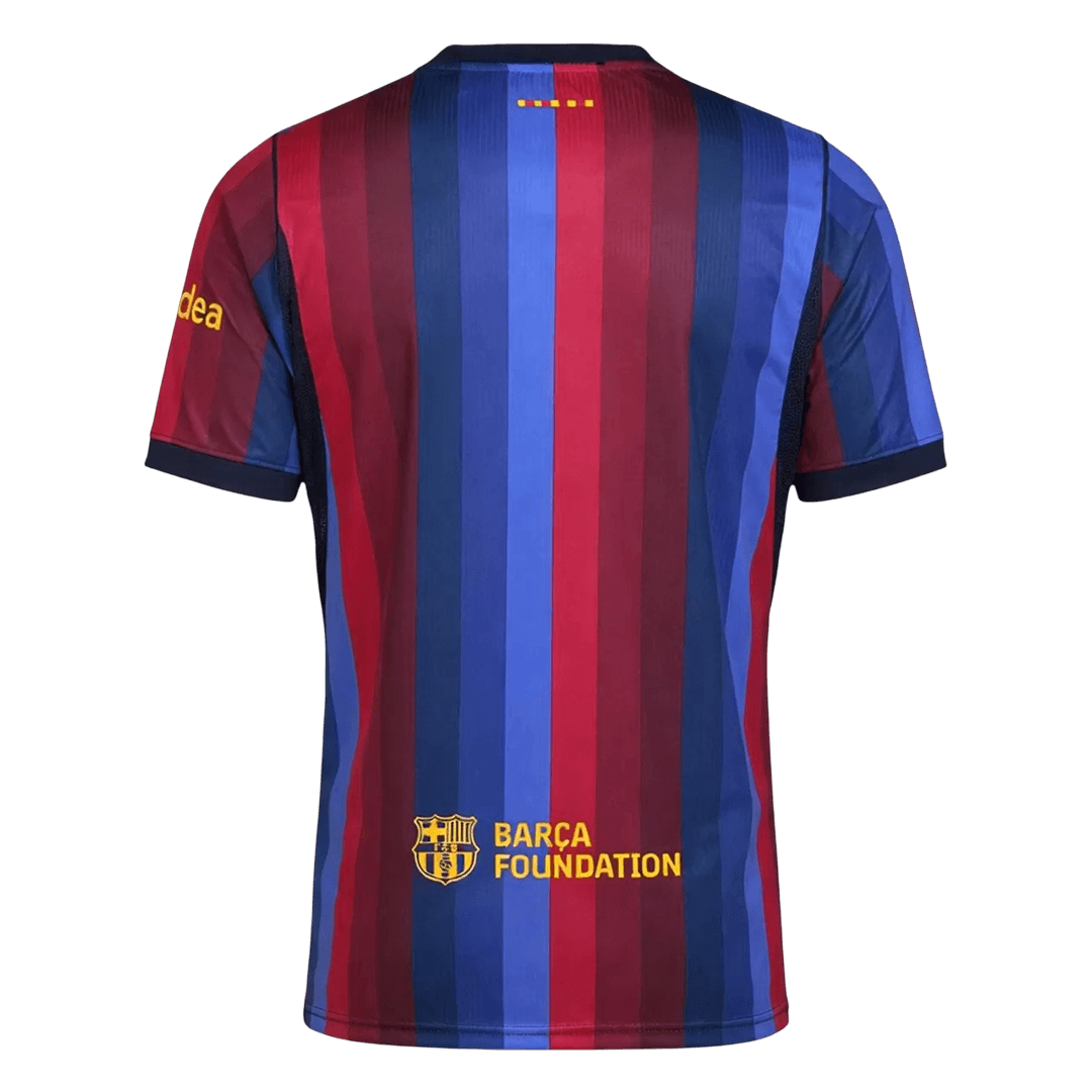 Men's Barcelona 2026/27 Player Version Home Soccer Jersey - Slim Fit