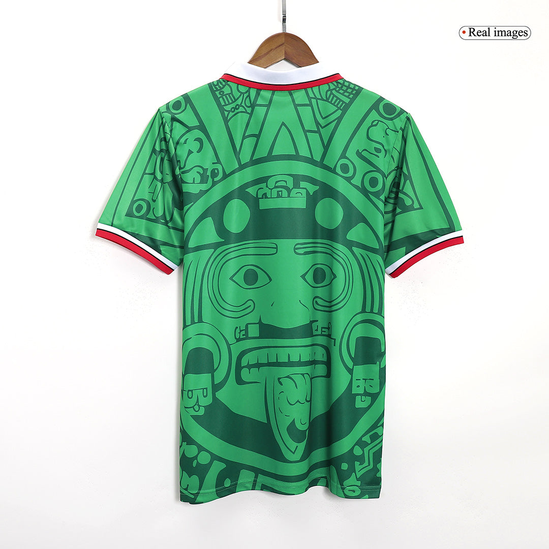 Retro Men's Mexico 1998 Home Soccer Jersey