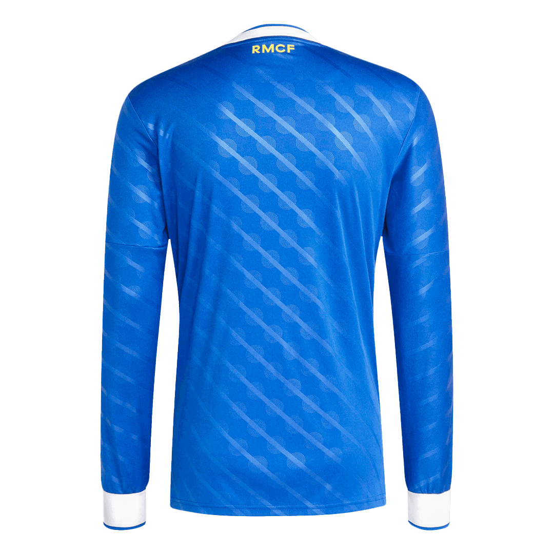 Men's Real Madrid 2025/26 Third Away Long Sleeve Soccer Jersey