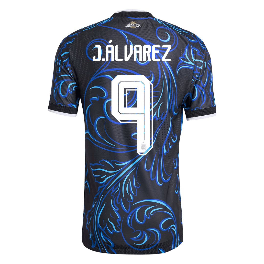 J. ÁLVAREZ #9 Men's Argentina World Cup 2026 Player Version Away Soccer Jersey - Slim Fit