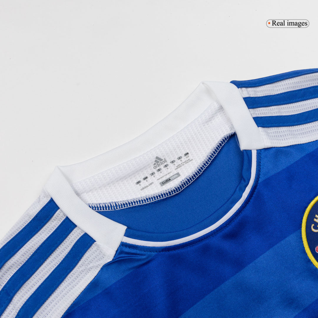 Retro Men's Chelsea 2011/12 Home Long Sleeve Soccer Jersey