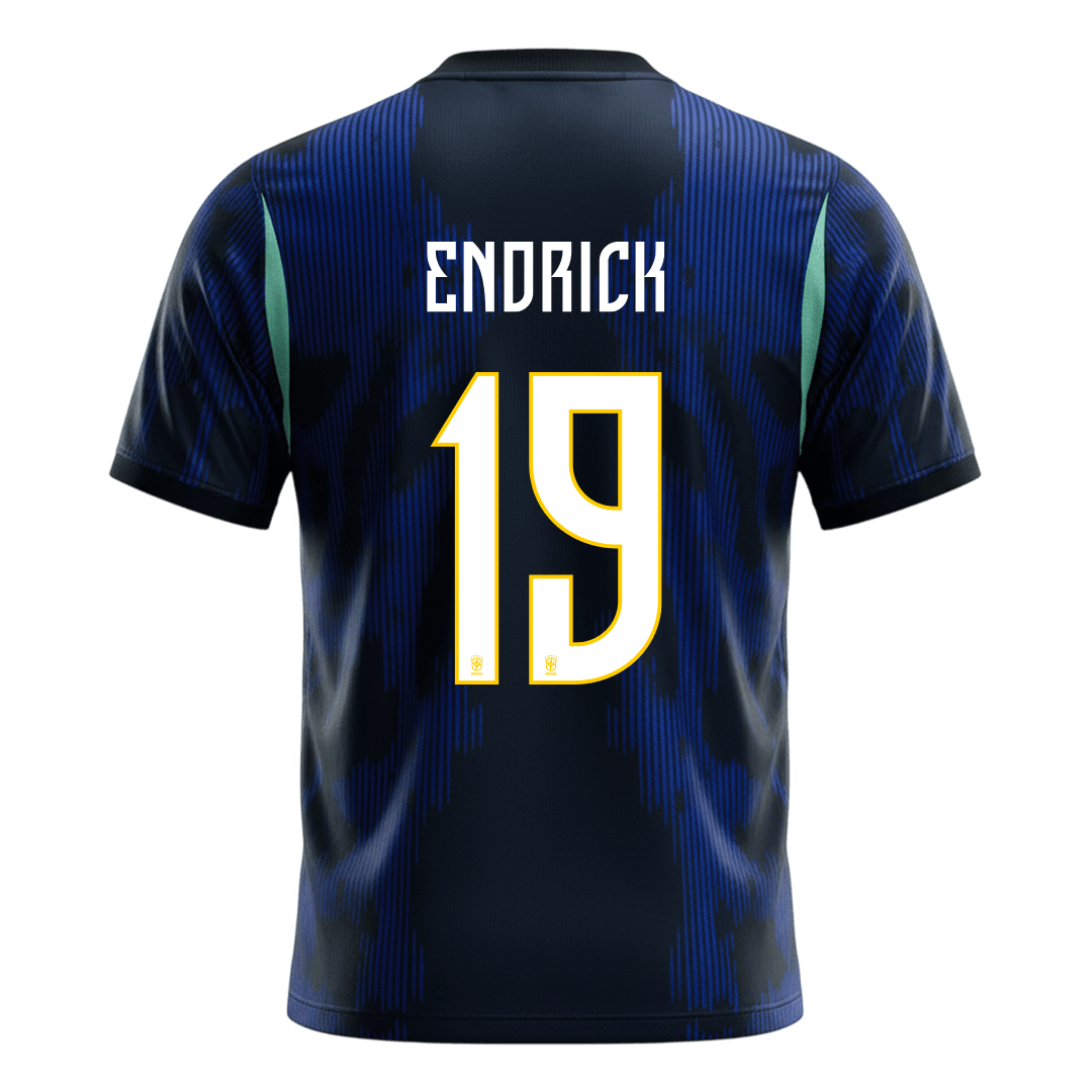 ENDRICK #19 Men's Brazil World Cup 2026 Away Soccer Jersey