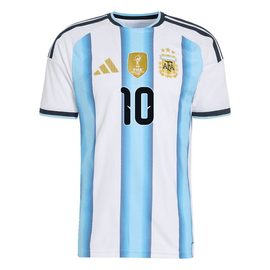 MESSI #10 Men's Argentina World Cup 2026 Player Version Home Soccer Jersey - Slim Fit