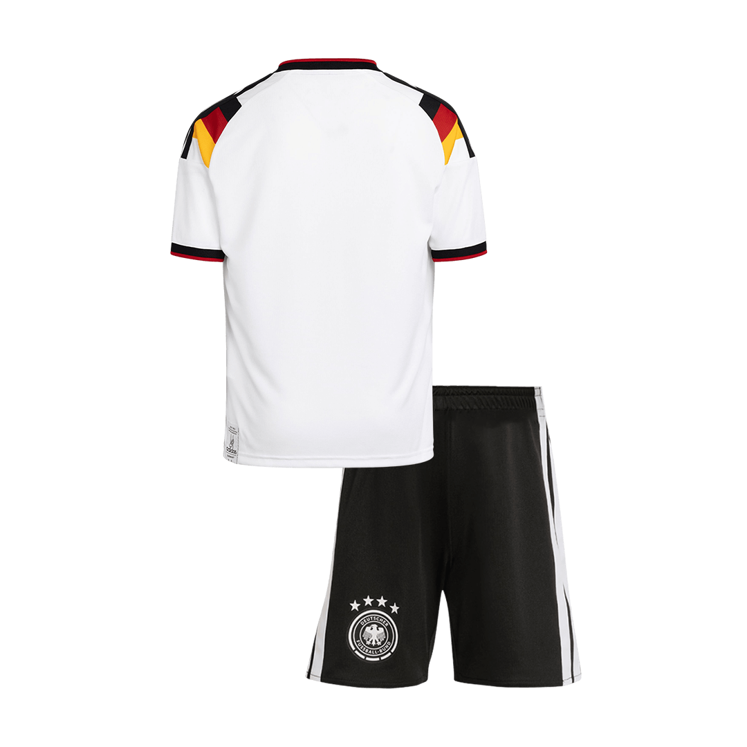 Kid's Germany World Cup 2026 Home Soccer Jersey Kit