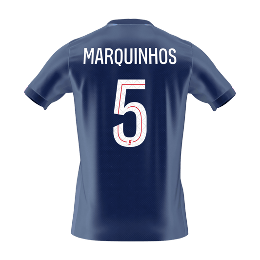 MARQUINHOS #5 Men's PSG 2025/26 Home Soccer Jersey Premium alternate product view 2