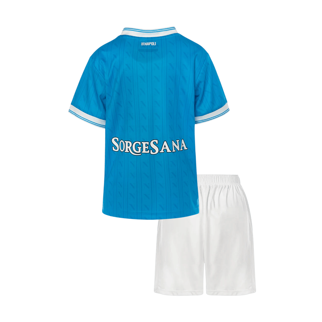 Kid's Napoli 2025/26 Home Soccer Jersey Kit