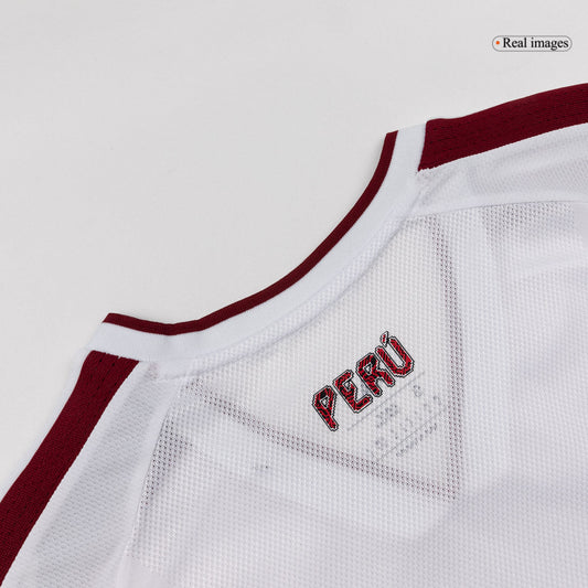 Men's Peru World Cup 2026 Player Version Home Soccer Jersey - Slim Fit
