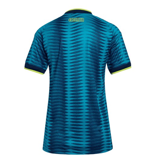 Women's Colombia World Cup 2026 Away Soccer Jersey