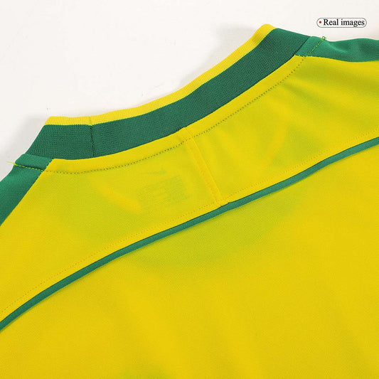 Retro RIVALDO #10 Men's Brazil World Cup 1998 Home Soccer Jersey