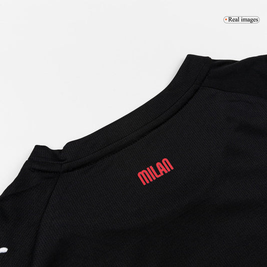 Men's AC Milan 2025/26 Home Long Sleeve Soccer Jersey