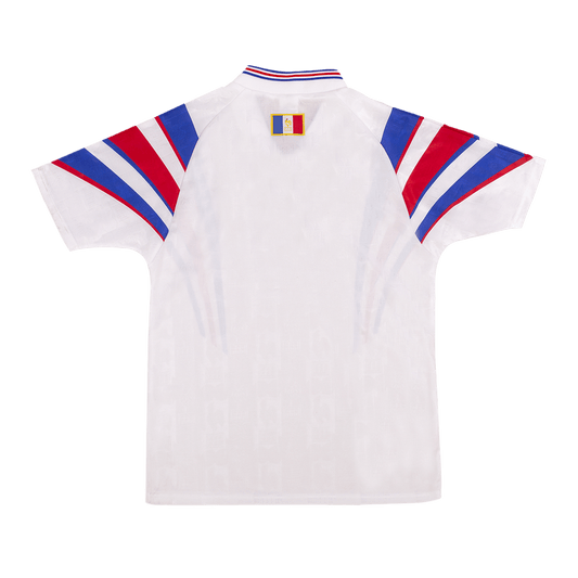 Retro Men's France 1996 Away Soccer Jersey
