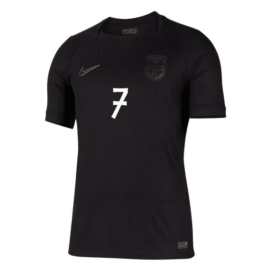 SØRLOTH #7 Men's Norway World Cup 2026 Player Version Away Soccer Jersey - Slim Fit