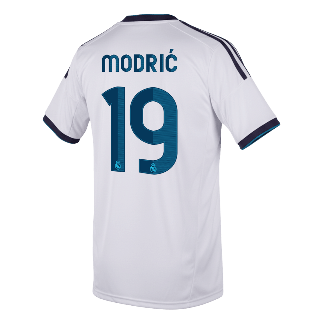 Retro MODRIĆ #19 Men's Real Madrid 2012/13 Home Soccer Jersey