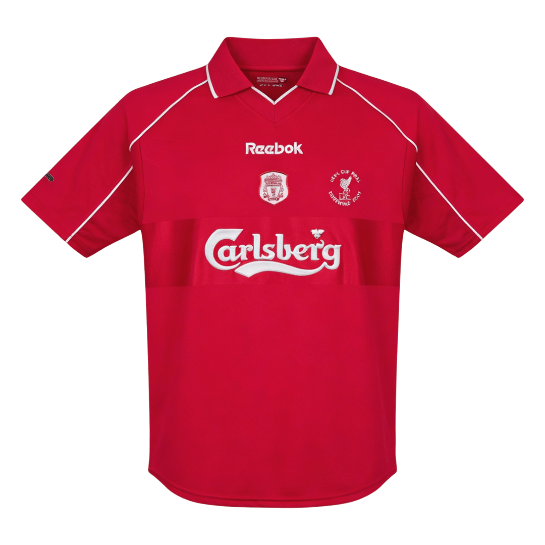 Retro Men's Liverpool 2000/01 Home Soccer Jersey