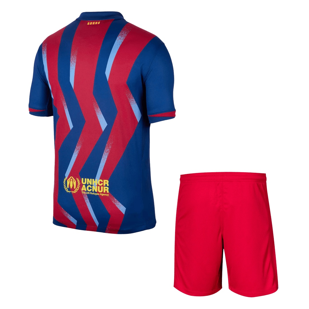 Men's Barcelona 2025/26 Fourth Away Soccer Jersey Kit