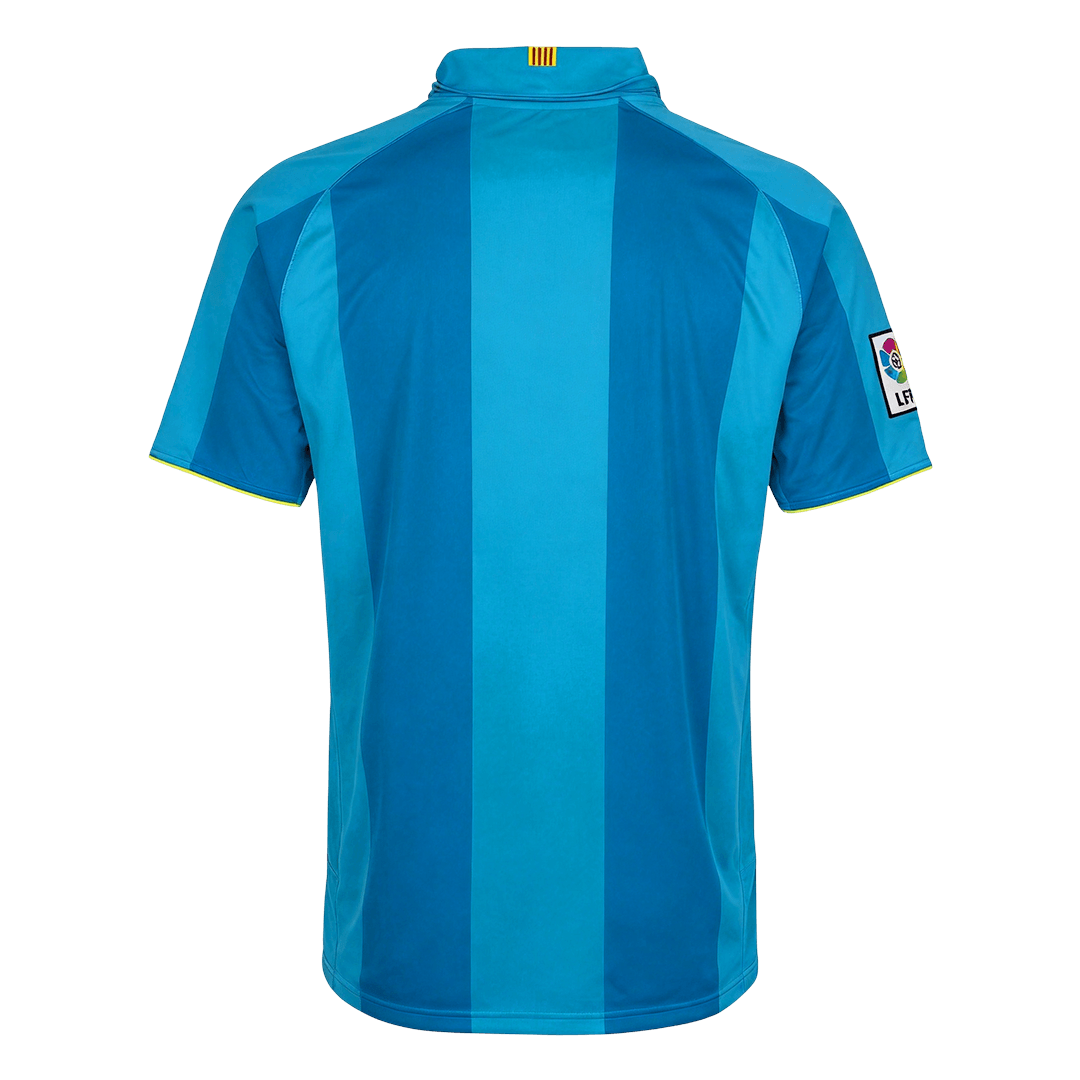 Retro Men's Barcelona 2007/08 Away Soccer Jersey