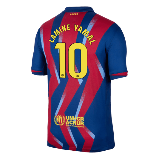LAMINE YAMAL #10 Men's Barcelona 2025/26 Fourth Away Soccer Jersey