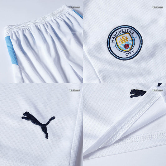 Kid's Manchester City 2025/26 Home Soccer Jersey Kit