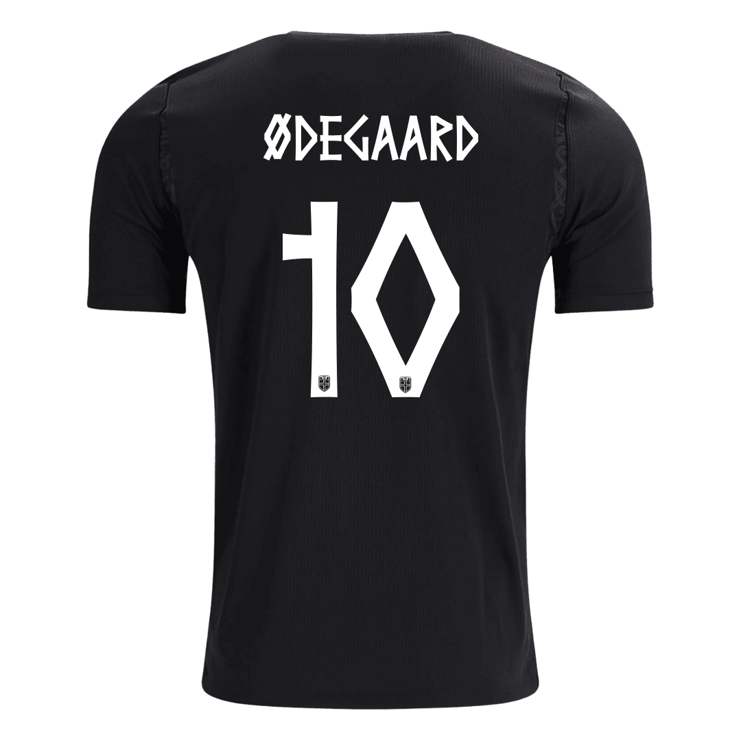 ØDEGAARD #10 Men's Norway World Cup 2026 Away Soccer Jersey