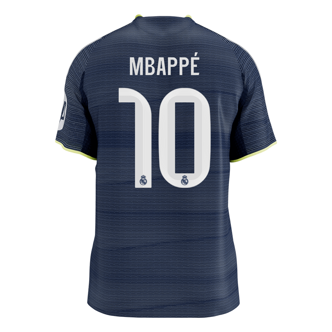 MBAPPÉ #10 Men's Real Madrid 2025/26 Player Version Away Soccer Jersey - Slim Fit [PREMIUM]