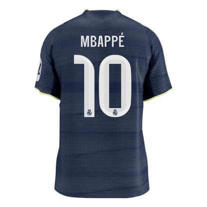 MBAPPÉ #10 Men's Real Madrid 2025/26 Player Version Away Soccer Jersey - Slim Fit [PREMIUM]