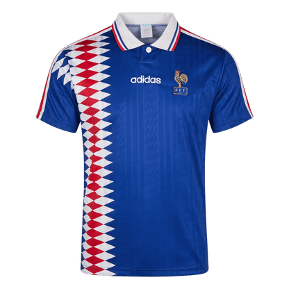 Retro Men's France 1994 Home Soccer Jersey