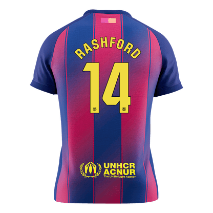RASHFORD #14 Men's Barcelona 2025/26 Home Soccer Jersey [PREMIUM]