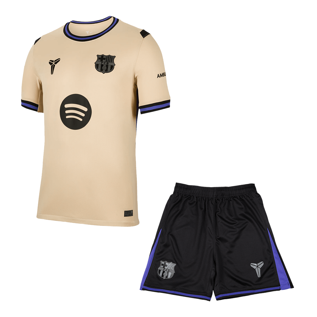 Men's Barcelona 2025/26 Away Soccer Jersey Kit