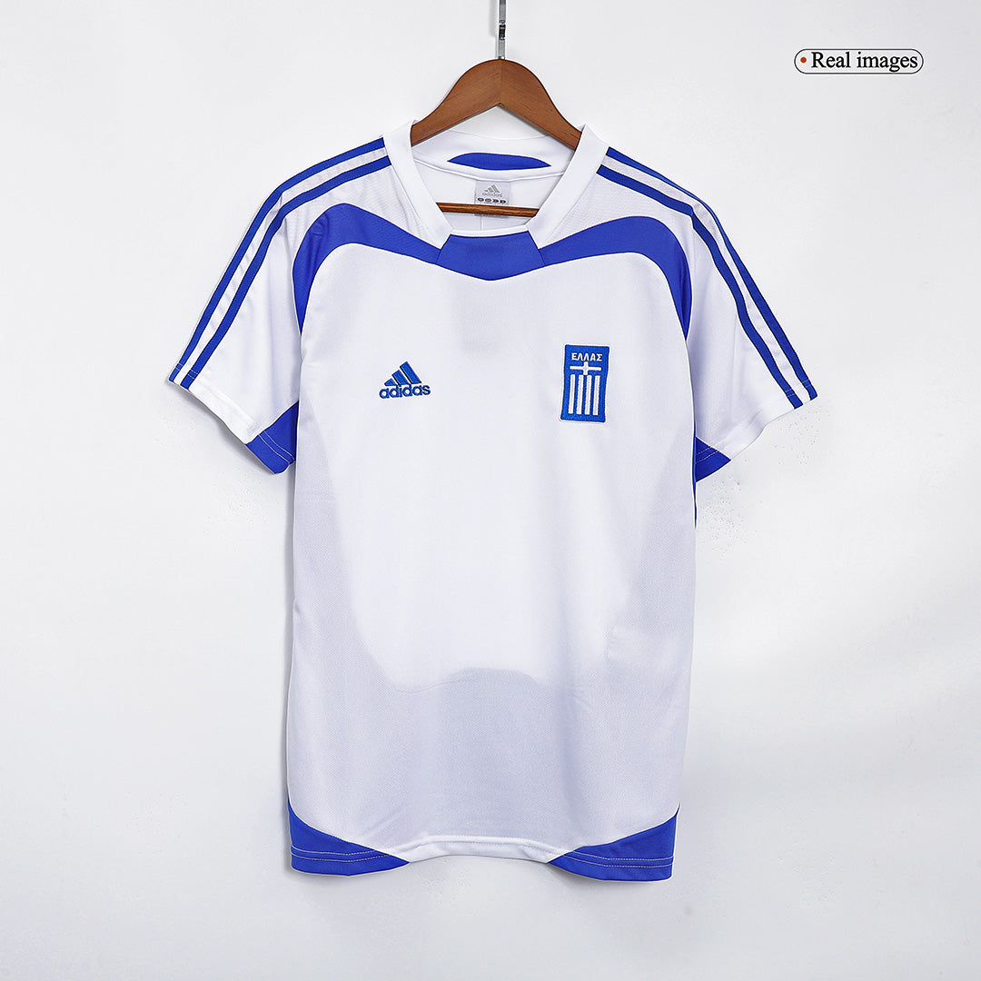 Retro Men's Greece 2004 Away Soccer Jersey