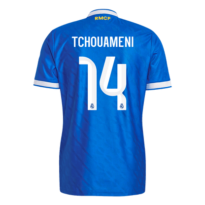 TCHOUAMENI #14 Men's Real Madrid 2025/26 Player Version Third Away Soccer Jersey - Slim Fit