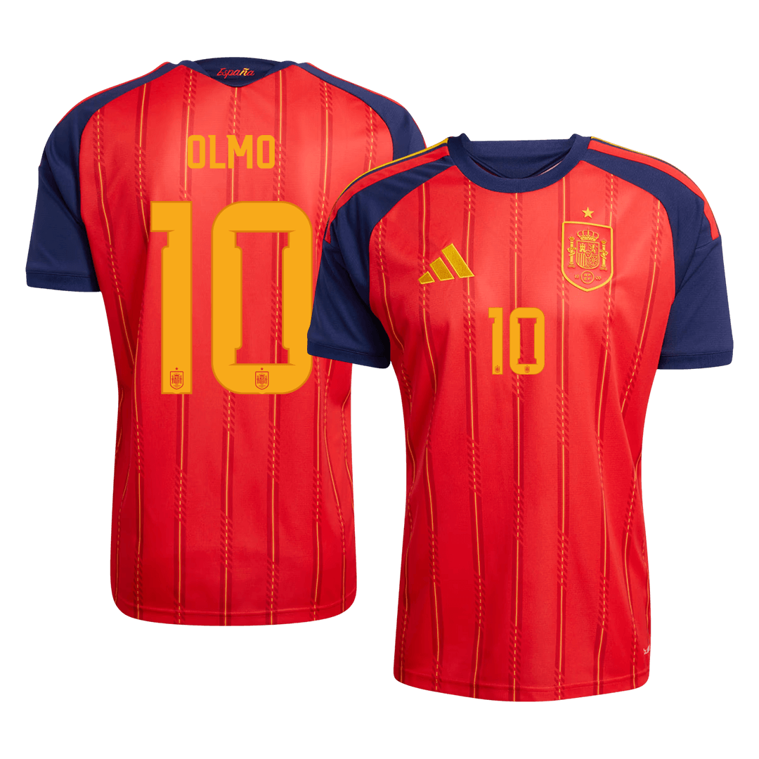 OLMO #10 Men's Spain World Cup 2026 Home Soccer Jersey [PREMIUM]