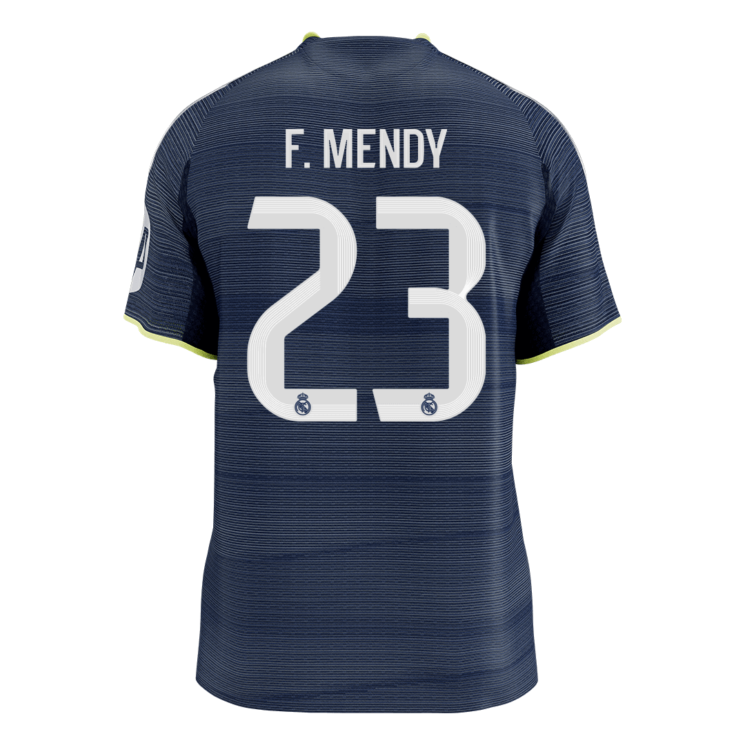 F.MENDY #23 Men's Real Madrid 2025/26 Player Version Away Soccer Jersey - Slim Fit [PREMIUM]