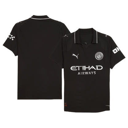 Men's Manchester City 2025/26 Player Version Away Soccer Jersey - Slim Fit