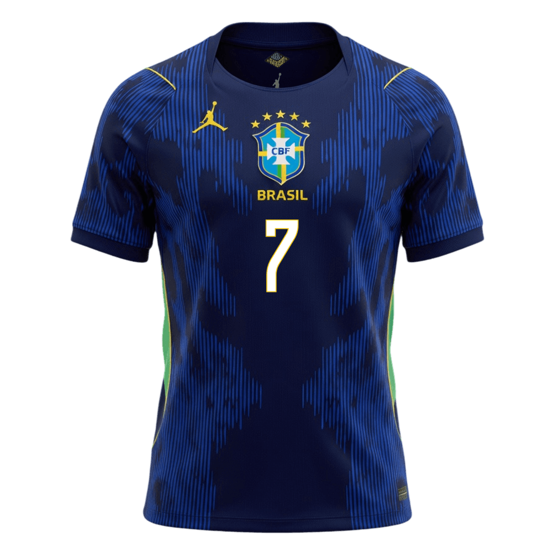 VINI JR. #7 Men's Brazil World Cup 2026 Away Soccer Jersey