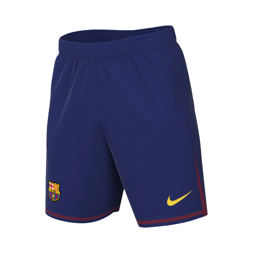 Men's Barcelona 2025/26 Home Soccer Shorts