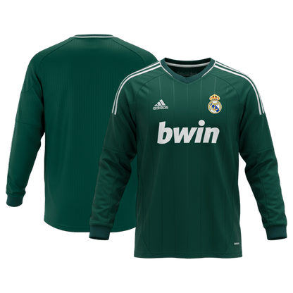 Retro Men's Real Madrid 2012/13 Third Away Long Sleeve Soccer Jersey
