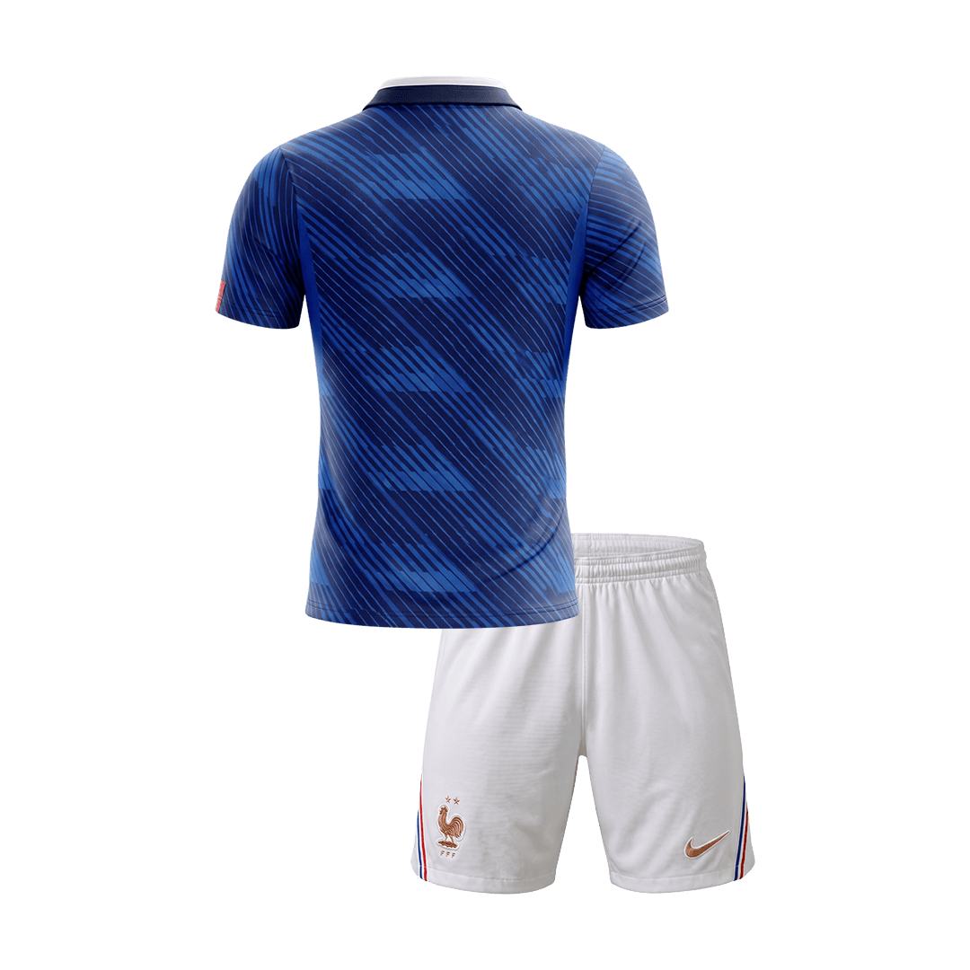 Kid's France World Cup 2026 Home Soccer Jersey Kit