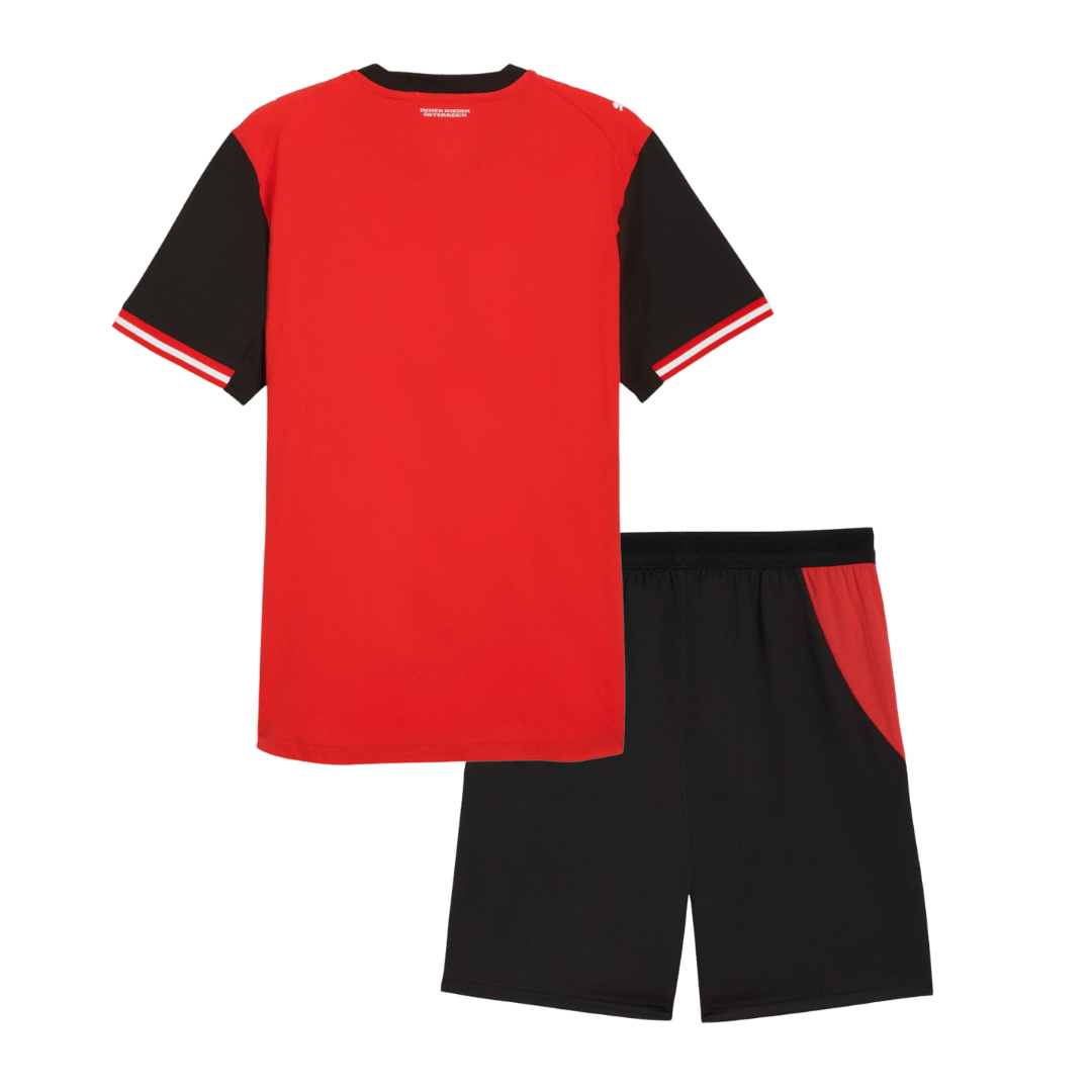 Kid's Austria World Cup 2026 Home Soccer Jersey Kit