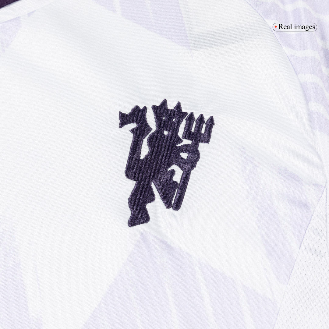 Men's Manchester United 2025/26 Away Long Sleeve Soccer Jersey