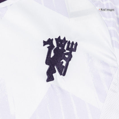 Men's Manchester United 2025/26 Away Long Sleeve Soccer Jersey