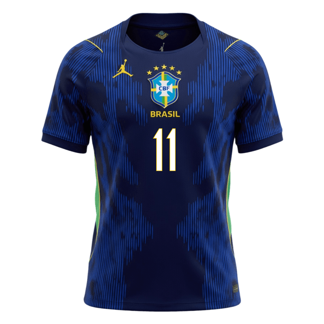 RAPHINHA #11 Men's Brazil World Cup 2026 Away Soccer Jersey