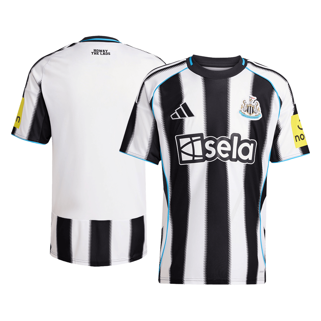 Men's Newcastle United 2025/26 Home Soccer Jersey