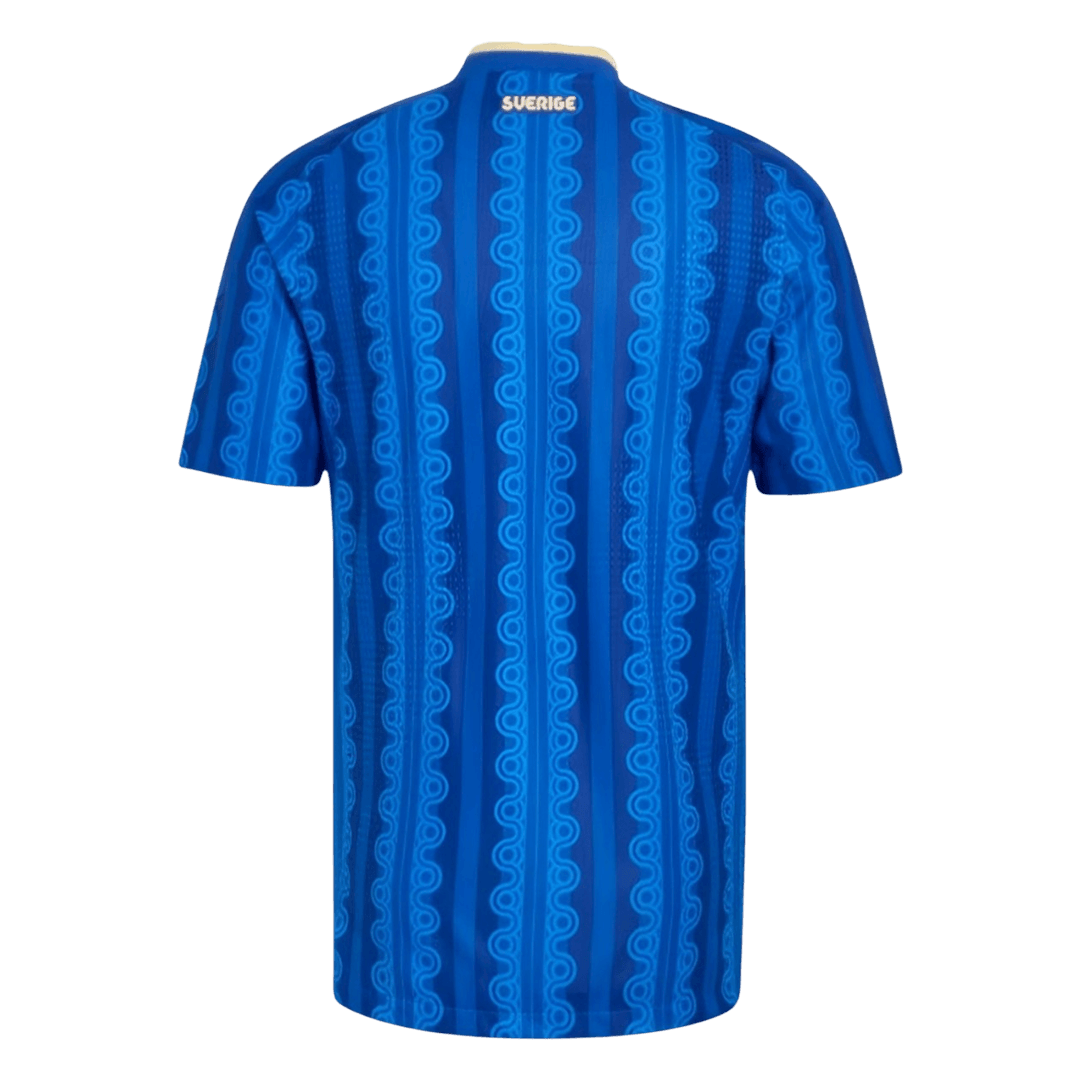 Men's Sweden World Cup 2026 Player Version Away Soccer Jersey - Slim Fit