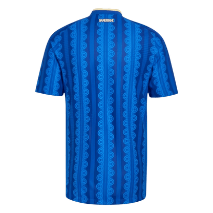 Men's Sweden World Cup 2026 Player Version Away Soccer Jersey - Slim Fit