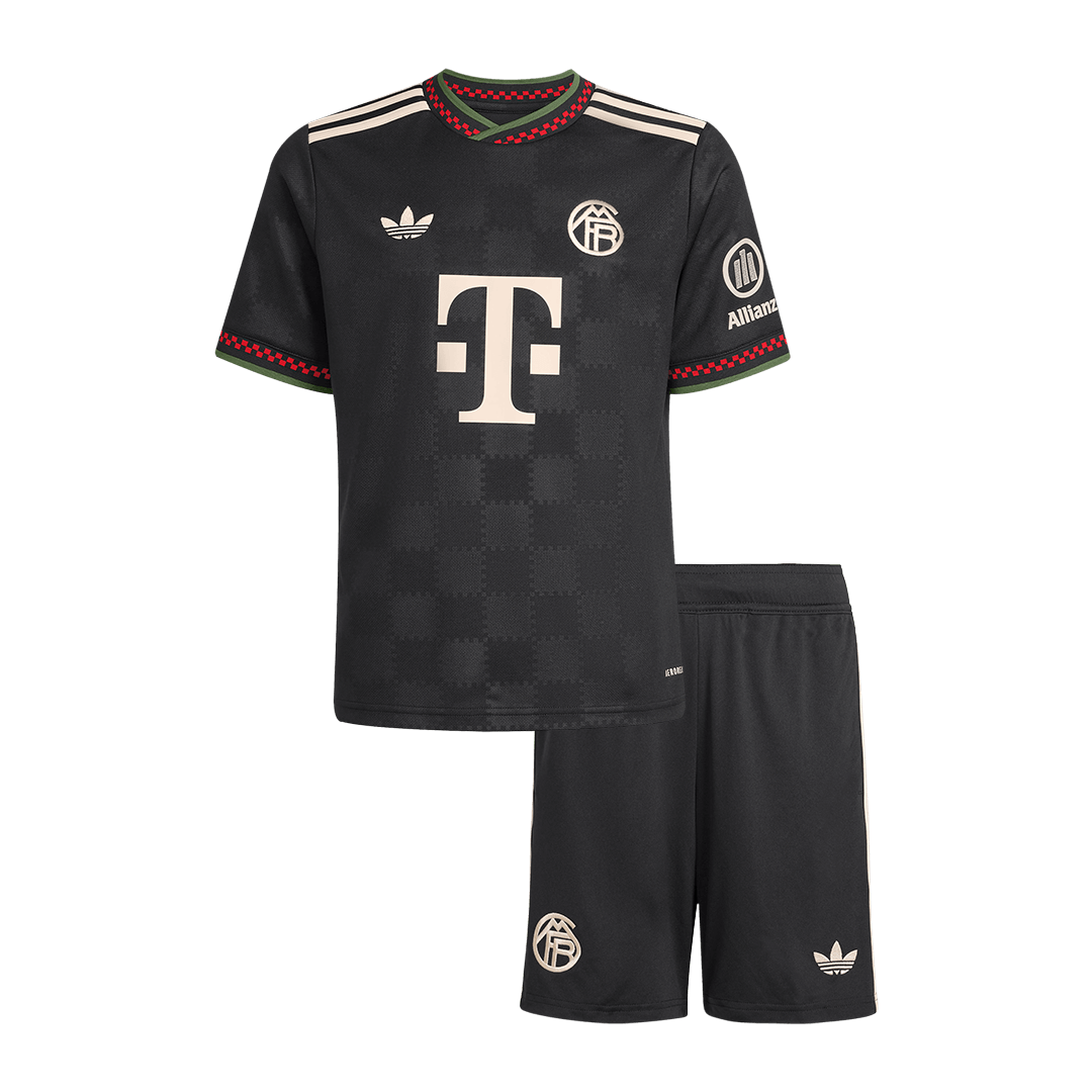 Kid's Bayern Munich 2025/26 Third Away Soccer Jersey Kit