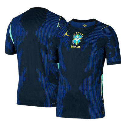 Men's Brazil World Cup 2026 Player Version Away Soccer Jersey - Slim Fit